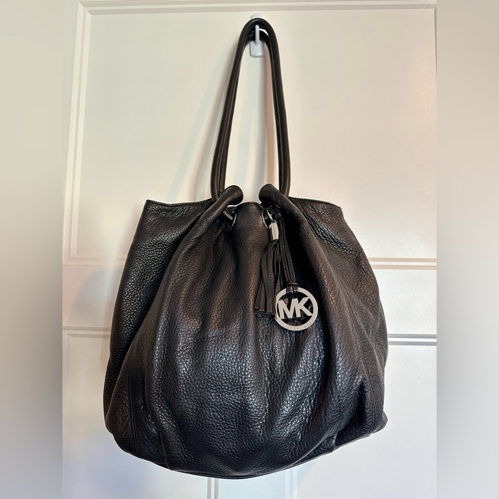 Michael Kors Pebbled Leather Hobo Bag
